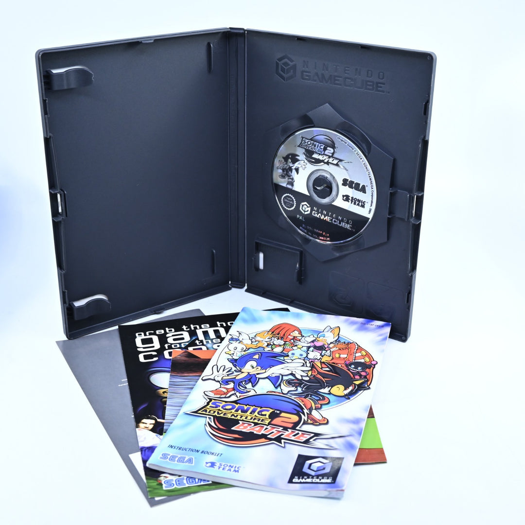 Sonic Adventure 2 Battle - Nintendo Gamecube Game + Manual - PAL - FREE POST!