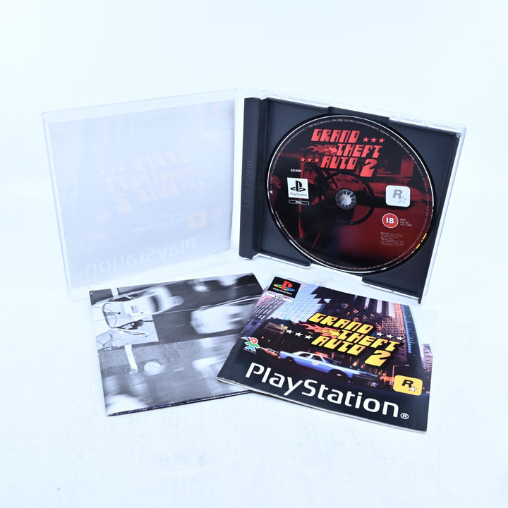 Grand Theft Auto 2 - Sony Playstation 1 / PS1 Game + Manual + Map - PAL