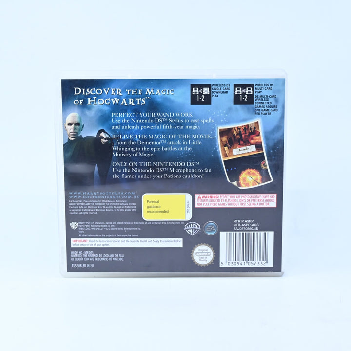 Harry Potter and the Order of the Phoenix - Nintendo DS Game - PAL + Manual