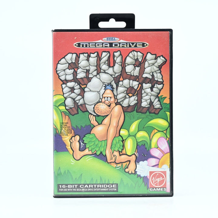 Chuck Rock - Sega Mega Drive Game - PAL - FREE POST!