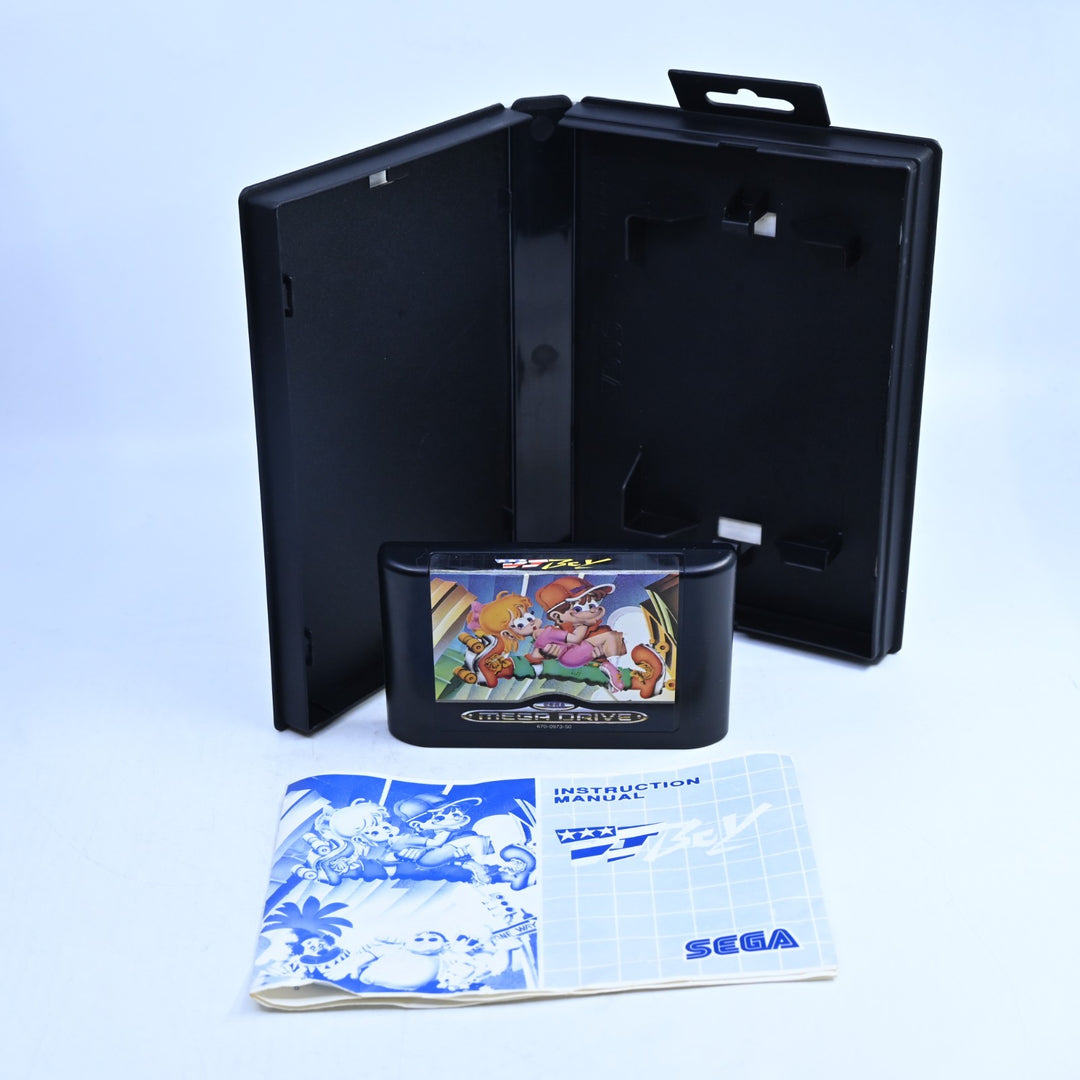 DJ Boy - Sega Mega Drive Game + Manual - PAL - FREE POST!