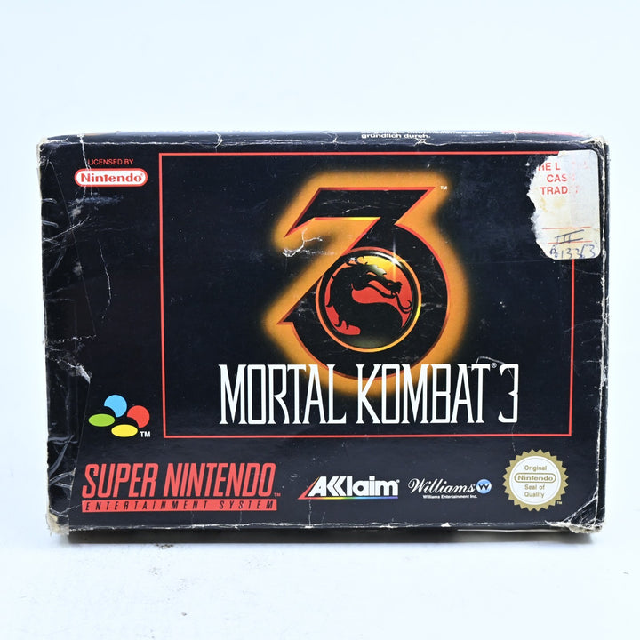 Mortal Kombat 3 - Super Nintendo / SNES Boxed Game - PAL - FREE POST!
