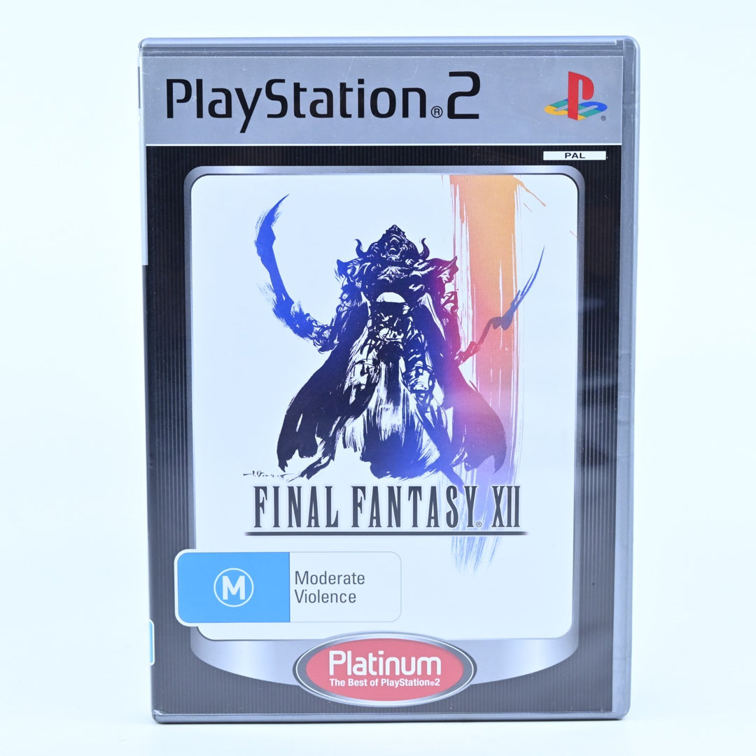 Final Fantasy XII - Sony Playstation 2 / PS2 Game + Manual - PAL - MINT DISC!