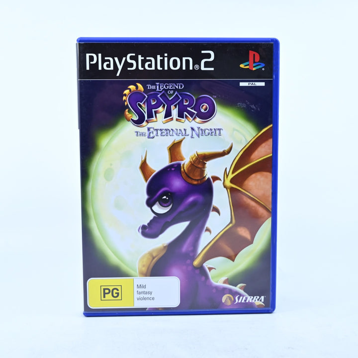 The Legend of Spyro: The Eternal Night - Sony Playstation 2 / PS2 Game + Manual
