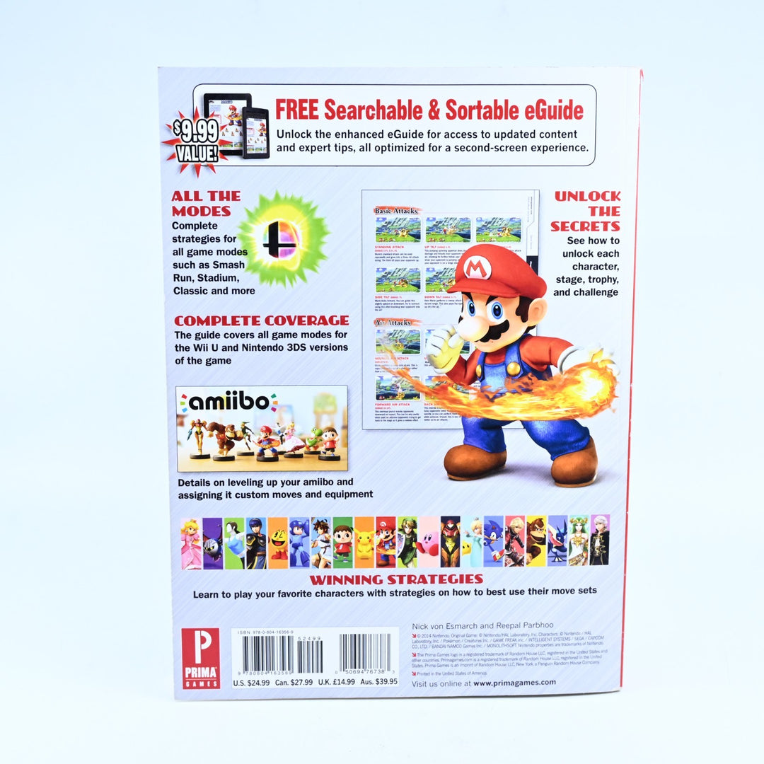 Super Smash Bros. For Nintendo 3DS & Wii U - Prima Games Official Game Guide