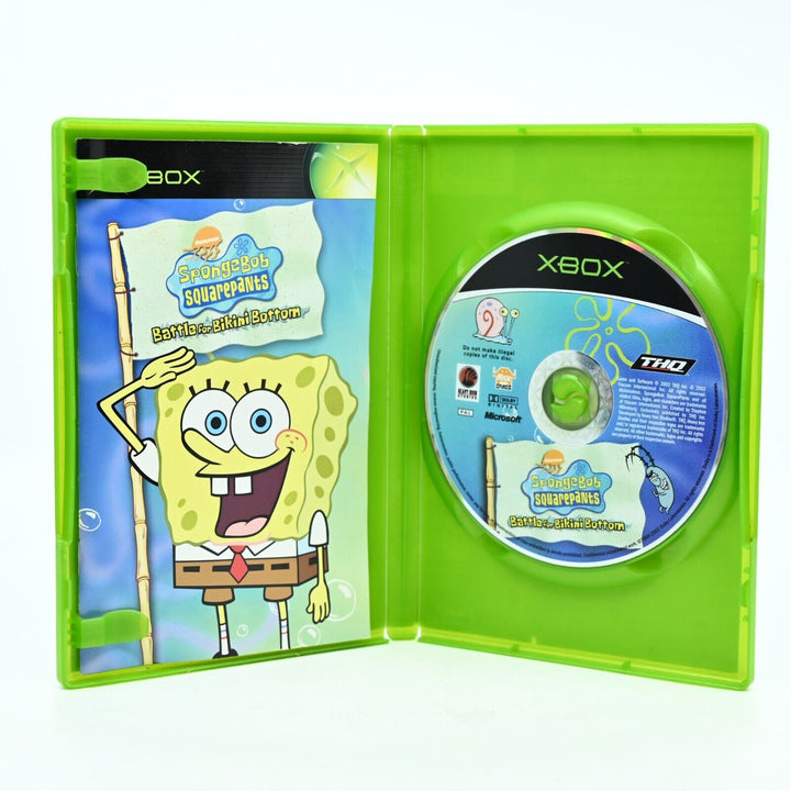 SpongeBob SquarePants: Battle for Bikini Bottom - MANUAL - Original Xbox Game