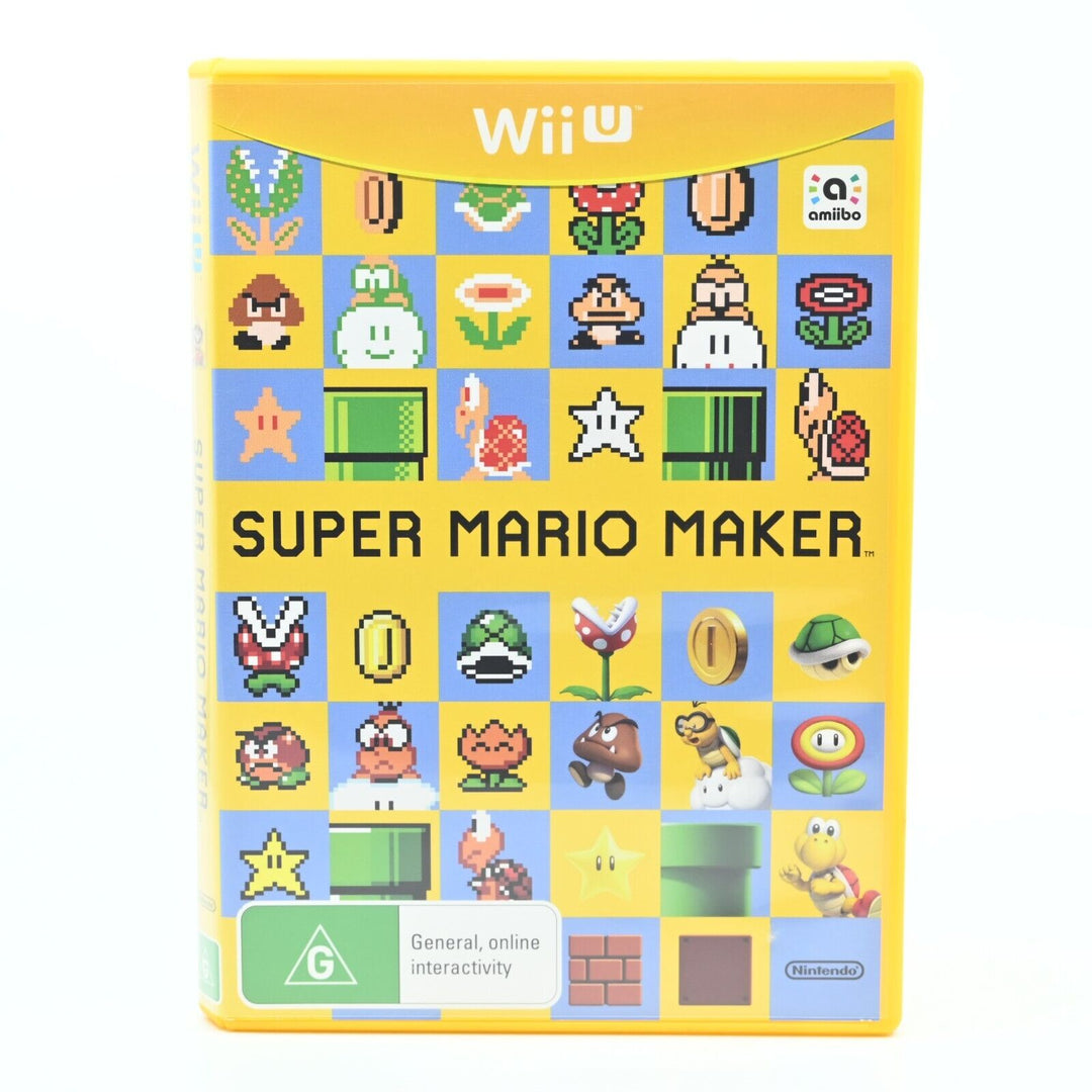 Super Mario Maker with Artbook - Nintendo Wii U Game - PAL - FREE POST!