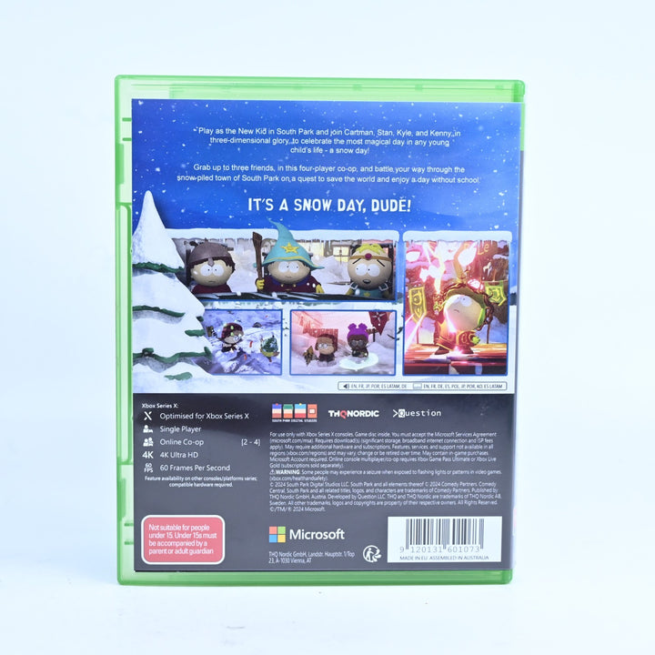 South Park Snow Day - Xbox Series X Game - PAL - FREE POST!