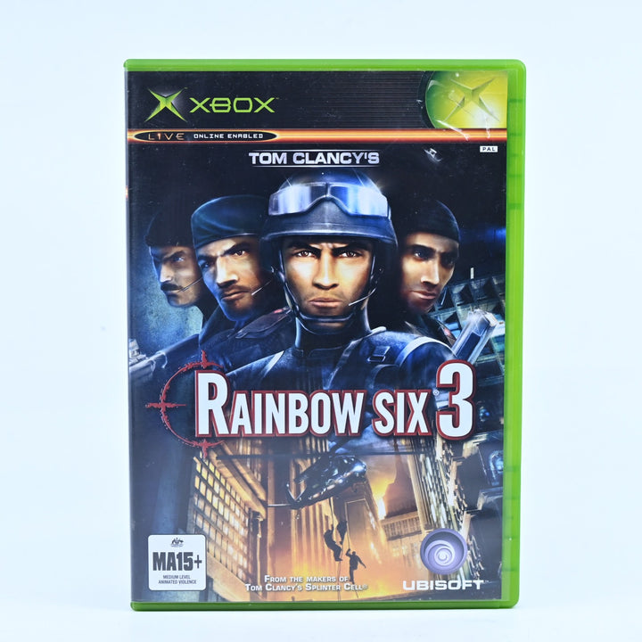 Tom Clancy's Rainbow Six 3 - Original Xbox Game + Manual - PAL - MINT DISC!
