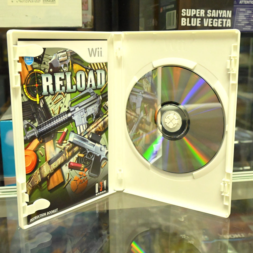 Boxed Reload + Extreme Assault Rifle - Nintendo Wii Game + Manual - PAL
