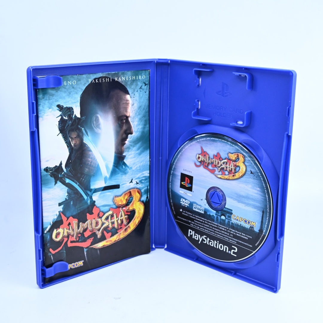 Onimusha 3 - Sony Playstation 2 / PS2 Game + Manual - PAL - MINT DISC!