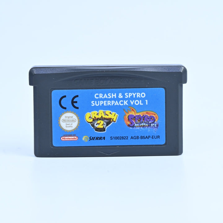 Crash & Spyro Superpack Vol 1 - GBA Boxed Game - PAL - FREE POST!