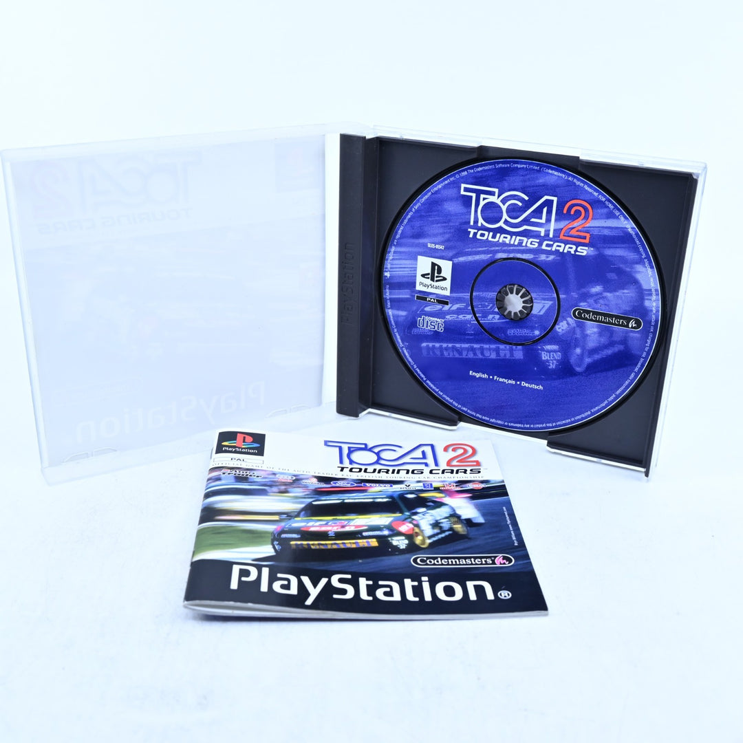 TOCA 2 Touring Cars - Sony Playstation 1 / PS1 Game + Manual - PAL - MINT DISC!