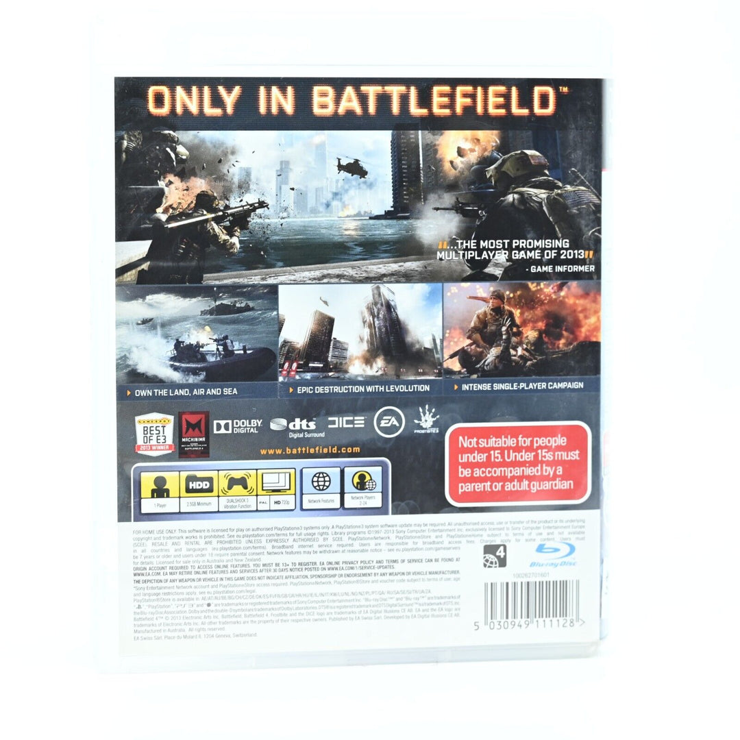 Battlefield 4  #1 - Sony Playstation 3 / PS3 Game - FREE POST!