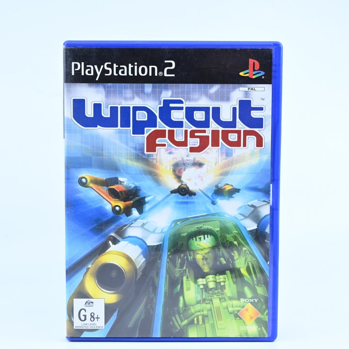 Wipeout Fusion - Sony Playstation 2 / PS2 Game + Manual - PAL - MINT DISC!