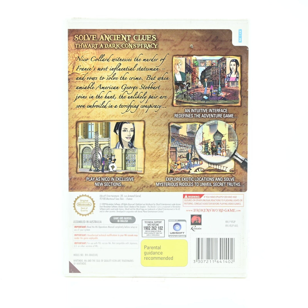 Broken Sword: Shadow of the Templars Director's Cut - Nintendo Wii Game