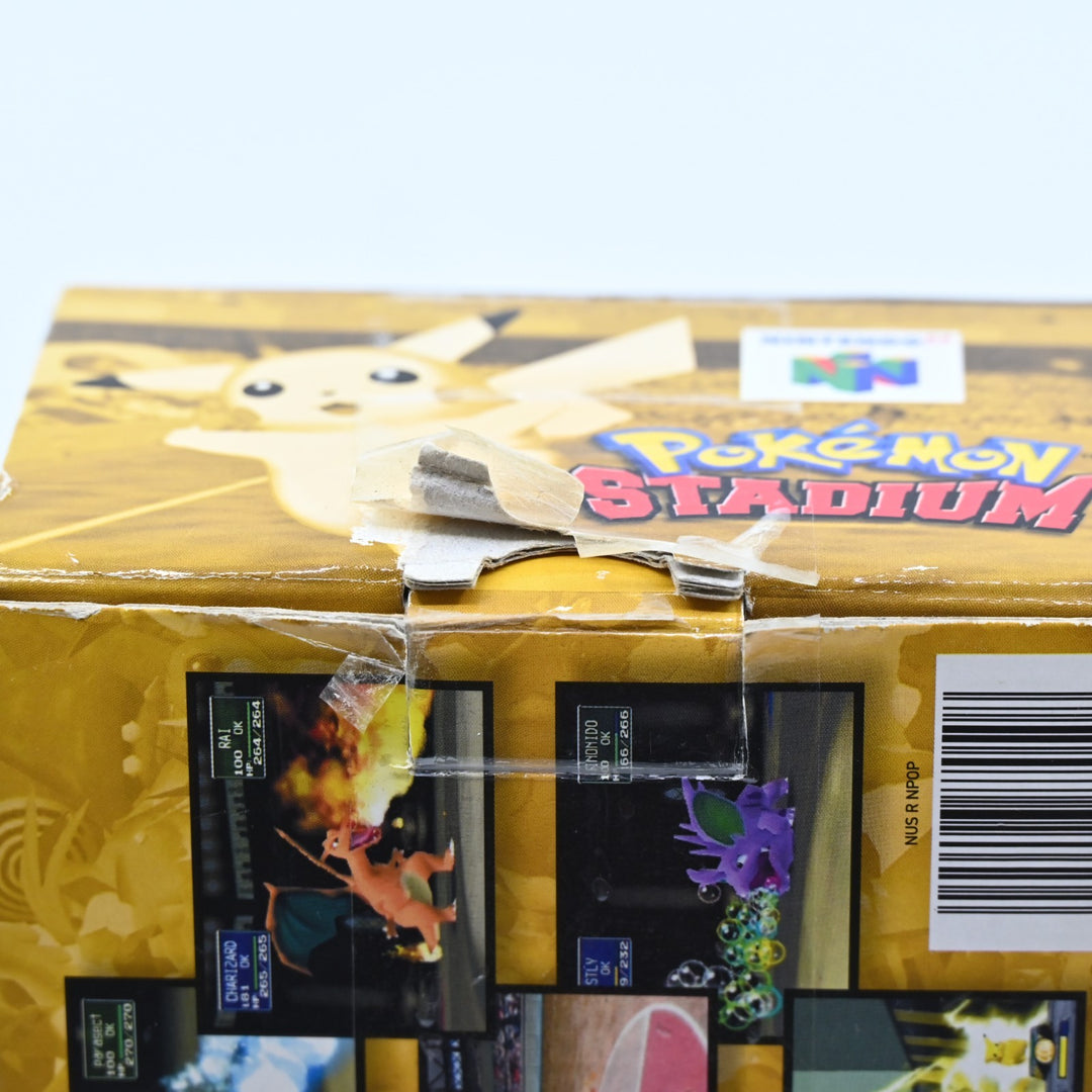 Pokemon Stadium - WITH N64 TRANSFER PAK - N64 / Nintendo 64 Boxed Game - PAL