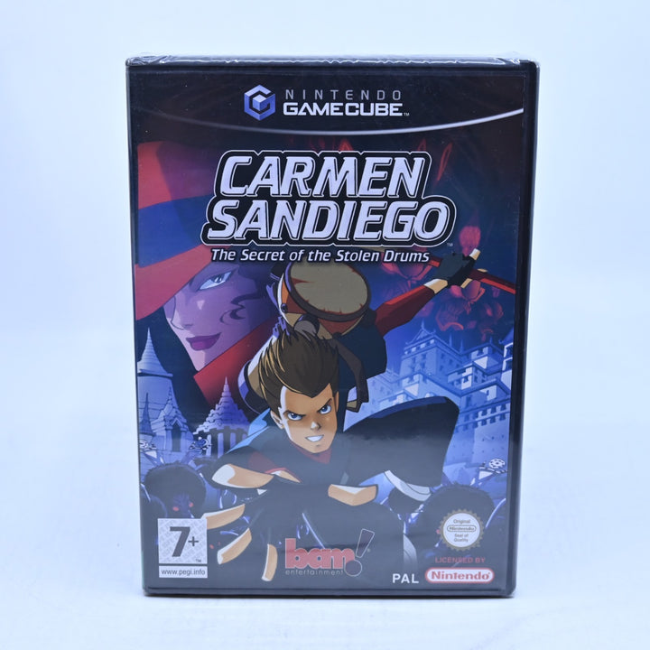 Carmen Sandiego: The Secret of the Stolen Drums - SEALED - Gamecube Game
