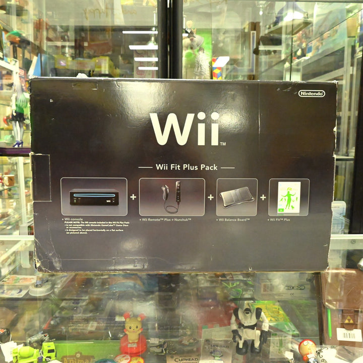 Black Wii Fit Plus Pack - Nintendo Wii Boxed Console - PAL - FREE POST!