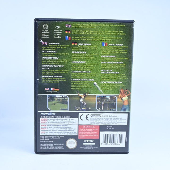 Outlaw Golf - Nintendo Gamecube Game + Manual - PAL - FREE POST!