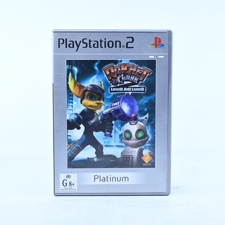Ratchet & Clank 2: Locked and Loaded - Sony Playstation 2 / PS2 Game + Manual