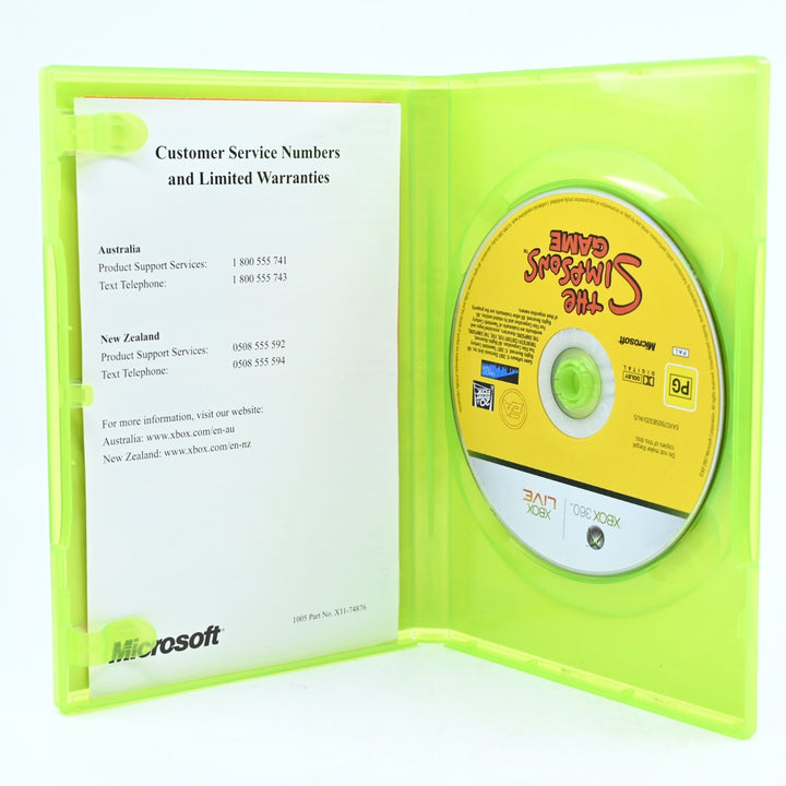 The Simpsons Game - Xbox 360 Game - No Manual - PAL - FREE POST!