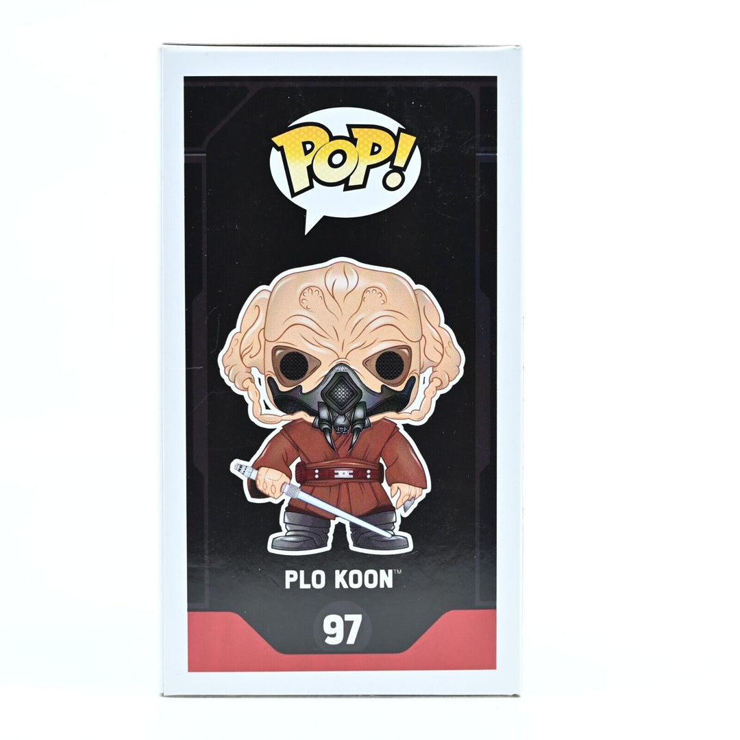 AS NEW! Plo Koon - Star Wars Funko POP Vinyl #97 - FREE POST!