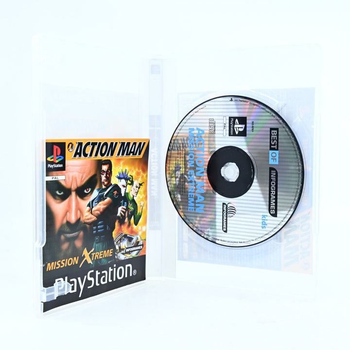 Action Man: Mission Extreme - Sony Playstation 1 / PS1 Game + Manual - MINT DISC