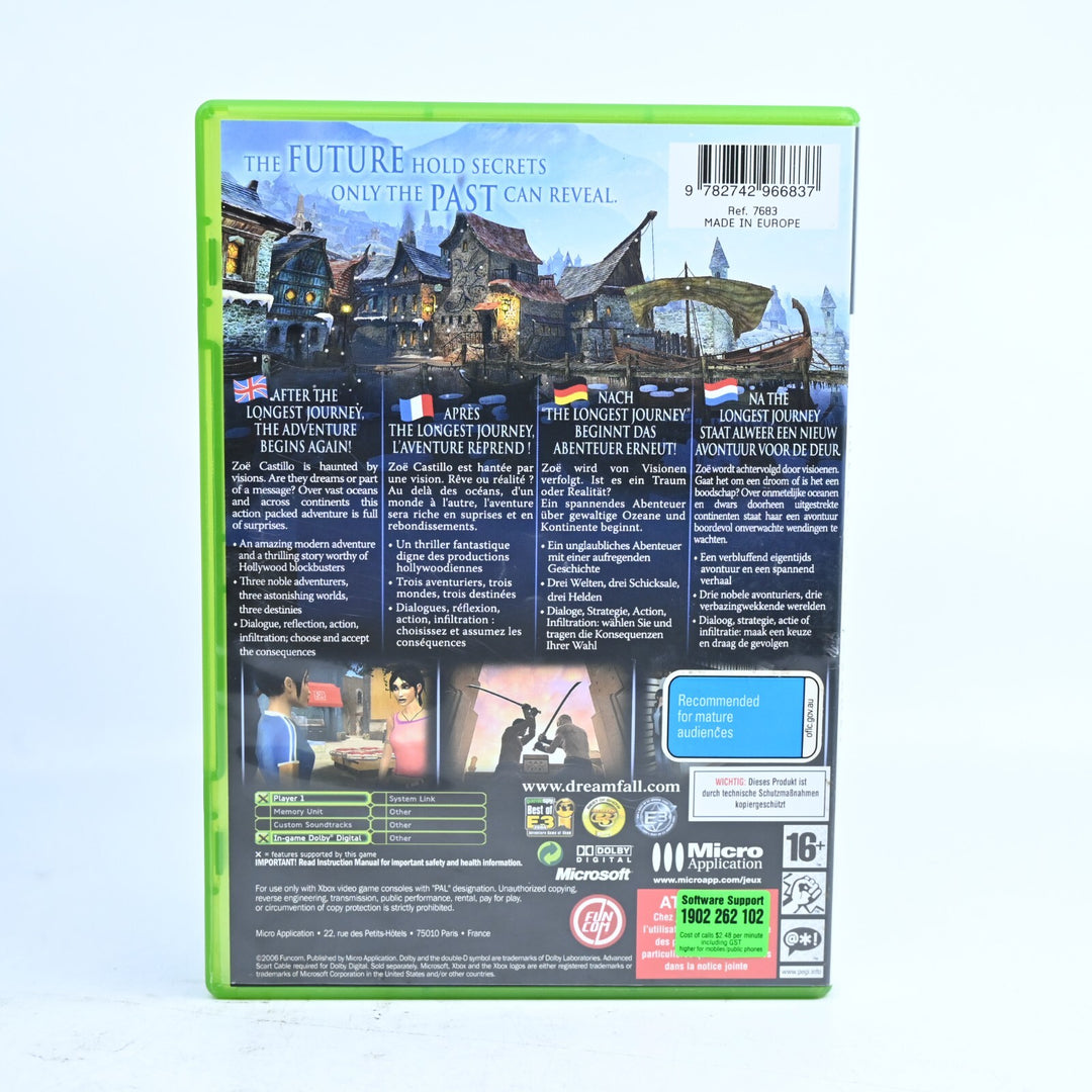 Dreamfall: The Longest Journey - Original Xbox Game + Manual - PAL - MINT DISC!