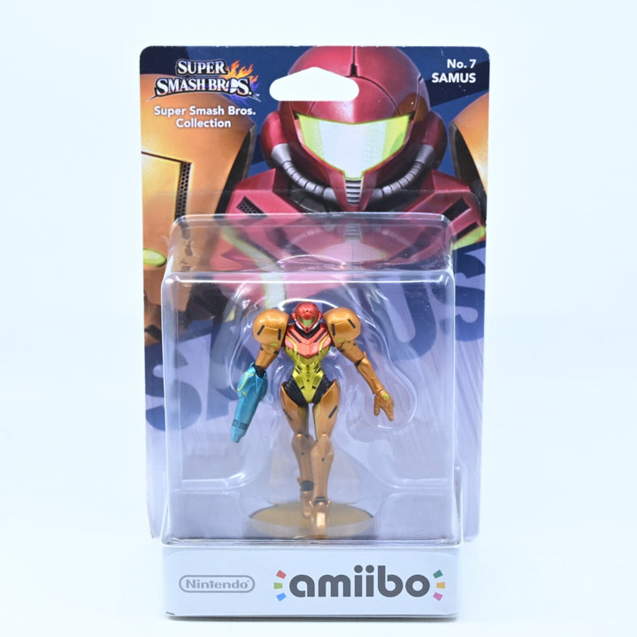 SEALED! Samus Amiibo No. 7 - Super Smash Bros. - Toy - FREE POST!