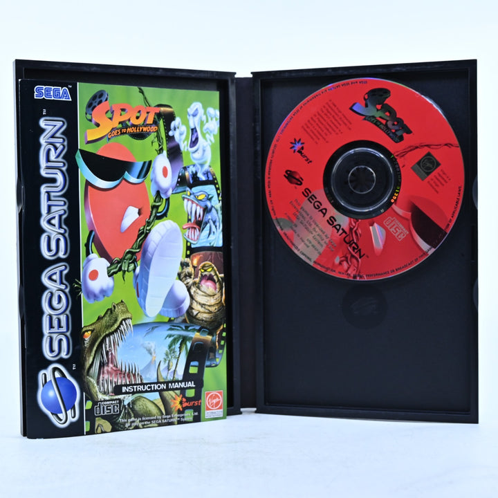 Spot Goes to Hollywood - Sega Saturn Game + Manual - PAL - MINT DISC!