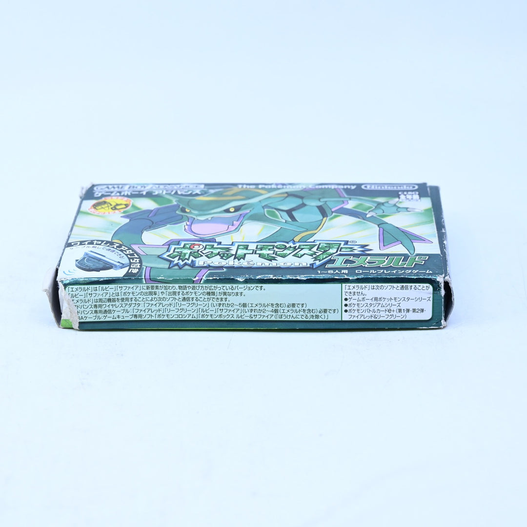 Pokemon Emerald - Nintendo Gameboy Advance / GBA Boxed Game - NTSC-J