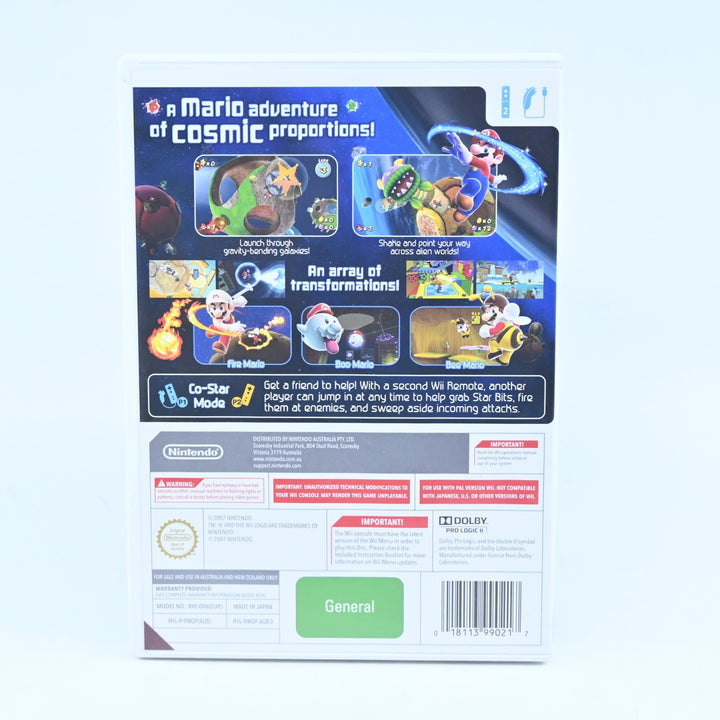 Super Mario Galaxy - Nintendo Wii Game + Manual - PAL
