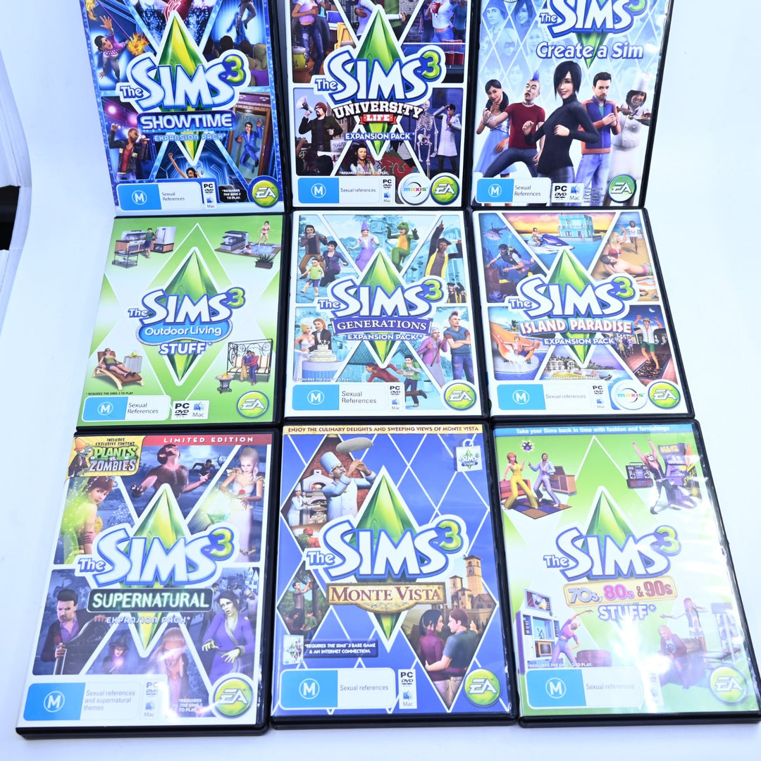 The Sims 3 + Expansion Packs - PC Game - FREE POST!