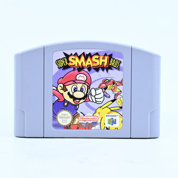 LIKE NEW! Super Smash Bros. - N64 / Nintendo 64 Game - PAL - FREE POST!