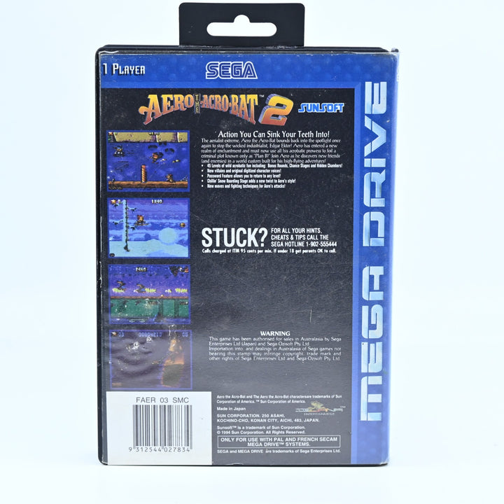 Aero The Acro-bat 2 - No Manual - Sega Mega Drive Game - PAL - FREE POST!