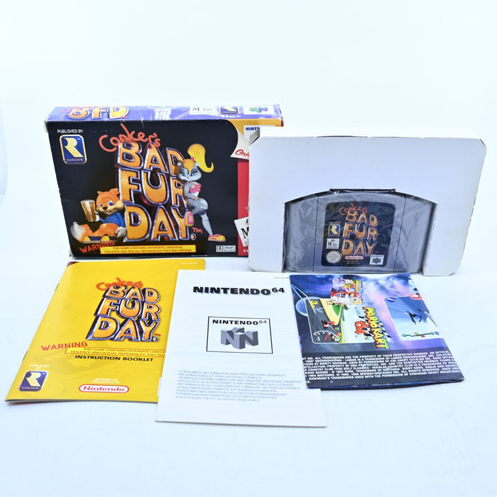 Conker's Bad Fur Day - N64 / Nintendo 64 Boxed Game - PAL