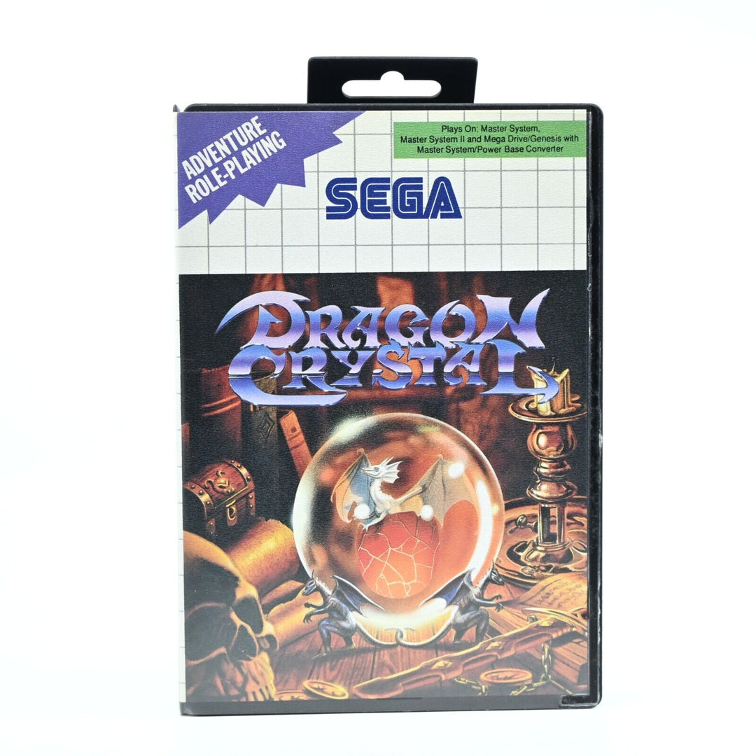 Dragon Crystal - Sega Master System Game + Manual - PAL - FREE POST!