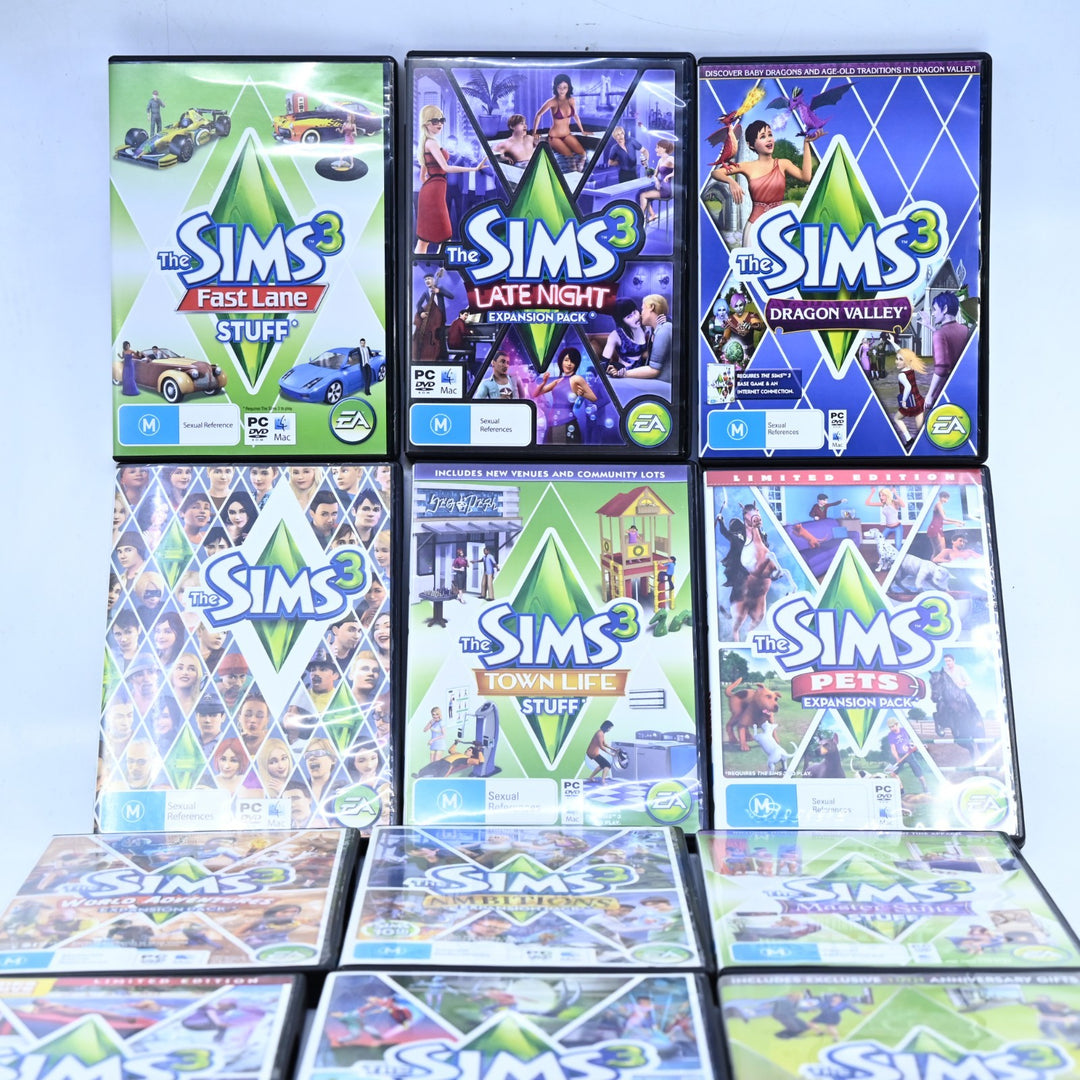The Sims 3 + Expansion Packs - PC Game - FREE POST!