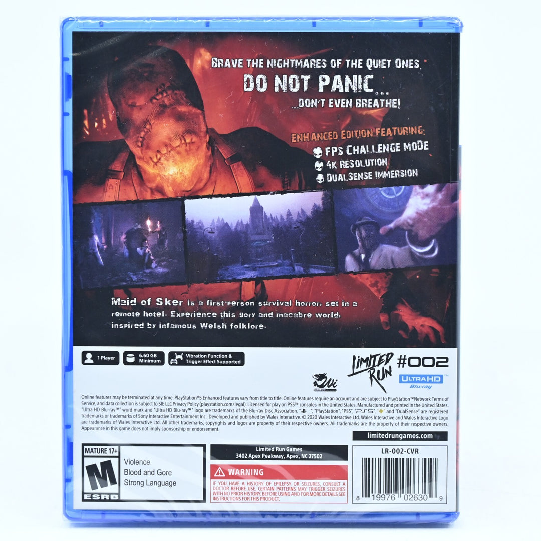 SEALED! Maid Of Sker - Sony Playstation 5 / PS5 Game + Card - FREE POST!