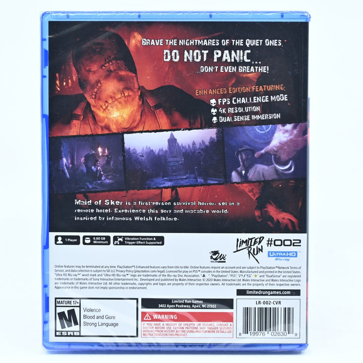 SEALED! Maid Of Sker - Sony Playstation 5 / PS5 Game + Card - FREE POST!