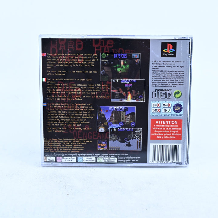 Die Hard Trilogy - Sony Playstation 1 / PS1 Game - No Manual - PAL - MINT DISC!
