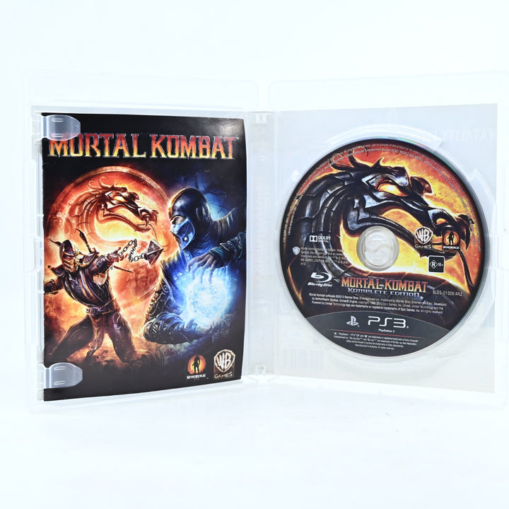 Mortal Kombat Komplete Edition - Sony Playstation 3 / PS3 Game + Manual