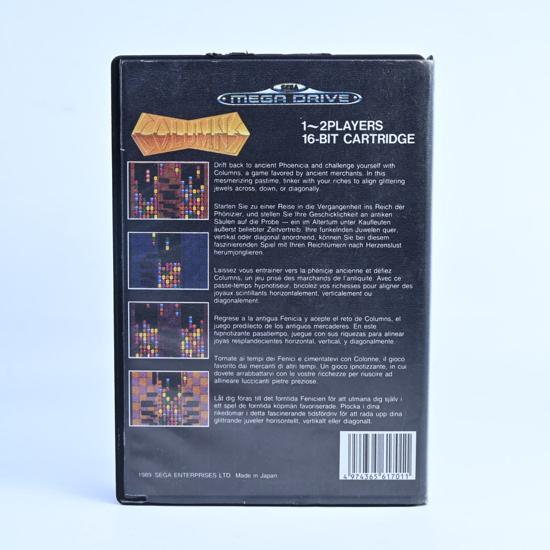 Columns - Sega Mega Drive Game + Manual - PAL - FREE POST!