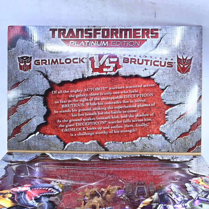 SEALED! Grimlock vs. Bruticus - Platinum Edition - Transformers Toy