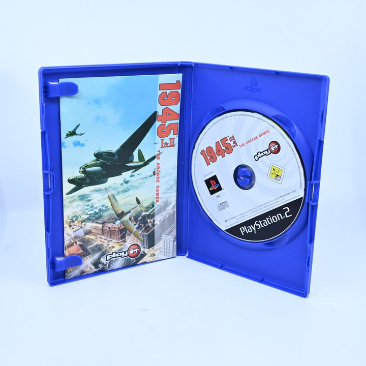 1945 I&II The Arcade Games - Sony Playstation 2 / PS2 Game + Manual - MINT DISC!