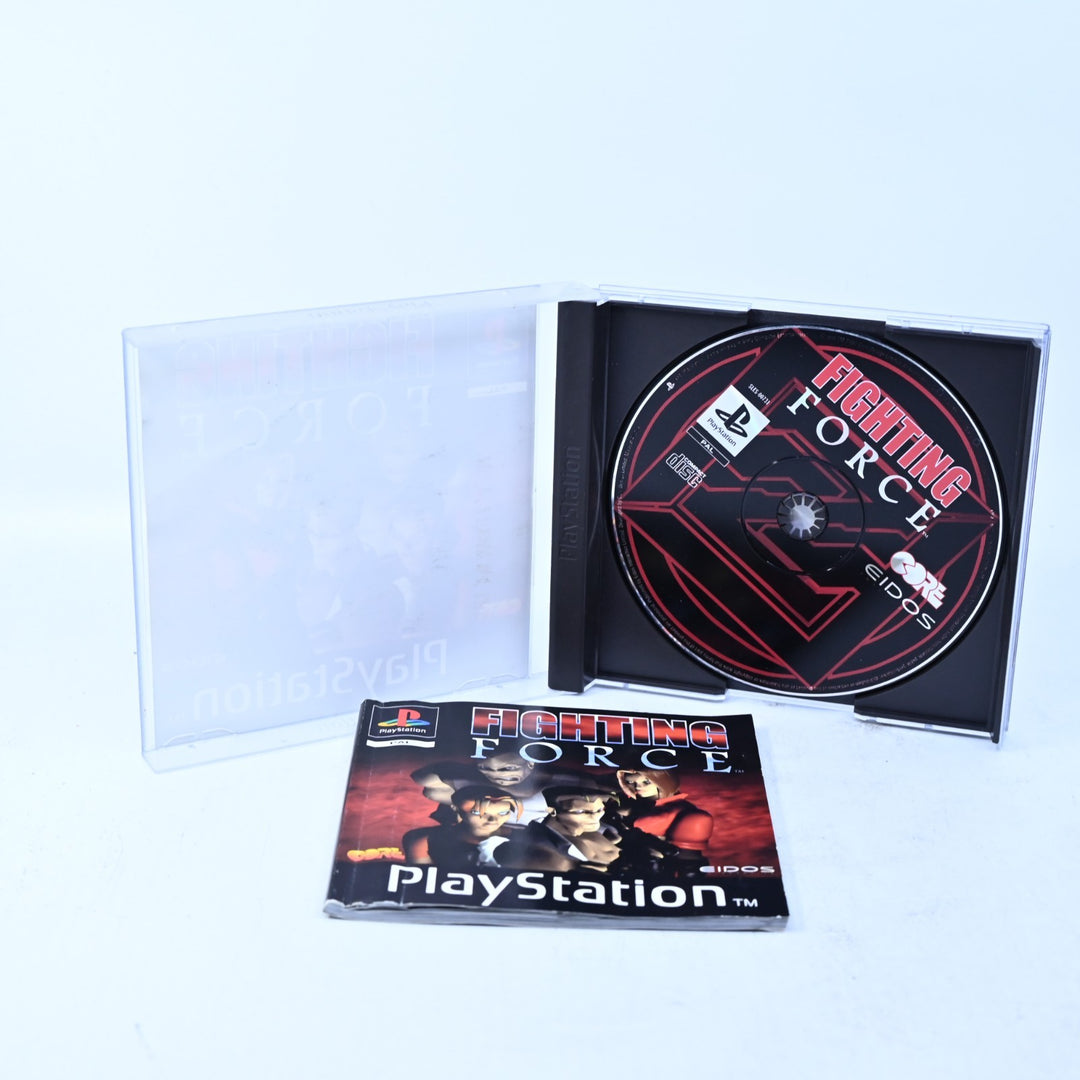 Fighting Force - Sony Playstation 1 / PS1 Game + Manual - PAL - MINT DISC!