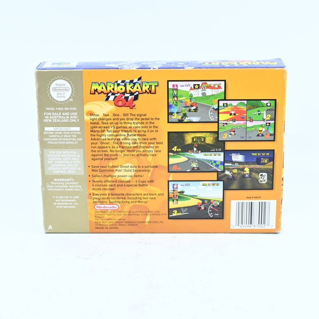 Mario Kart 64 - N64 / Nintendo 64 Boxed Game - PAL