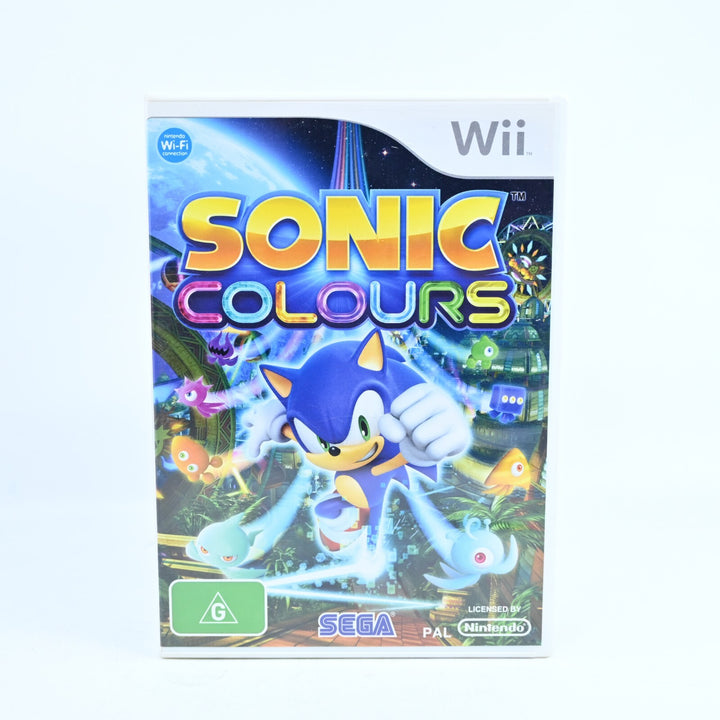 Sonic Colours - Nintendo Wii Game + Manual - PAL - MINT DISC!