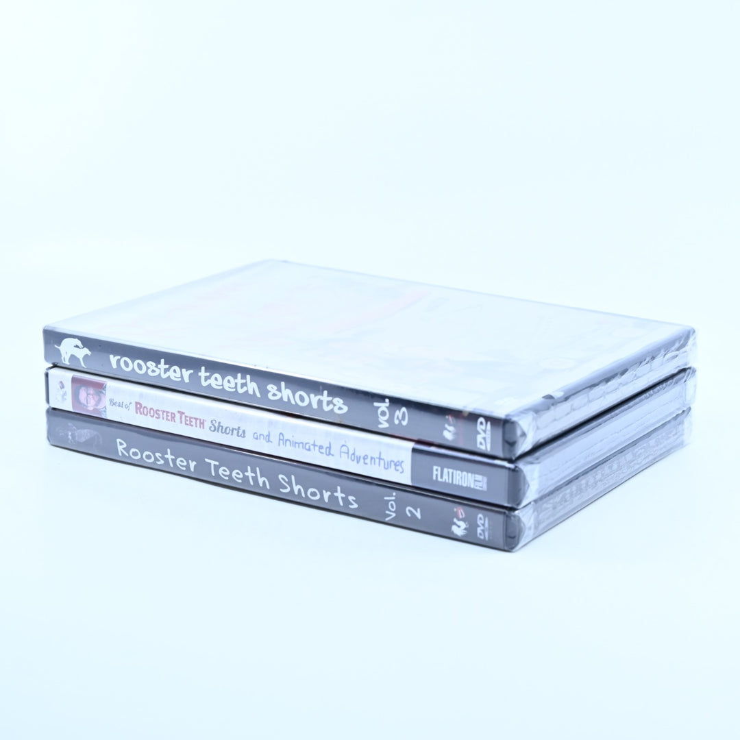 Rooster Teeth Shorts - Vol 1-3 + Best of Shorts & Animated Adventures - NTSC DVD